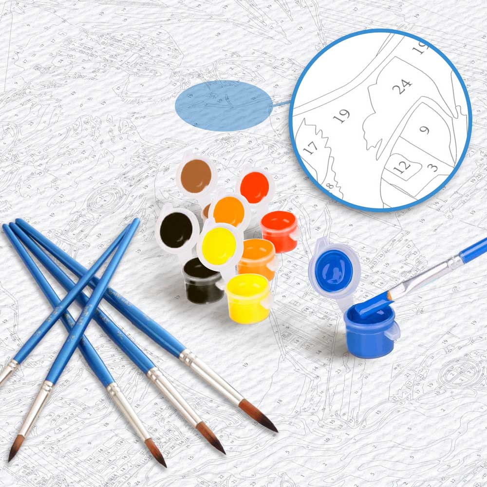 Skull Candy - Paint By Numbers Kit